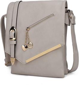 img 4 attached to Mia Collection Crossbody Bag Women Women's Handbags & Wallets for Totes