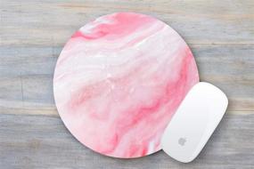 img 3 attached to 🖱️ Office Accessories Mousepad with a Fun Marble Design