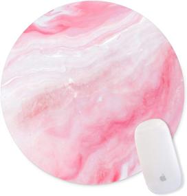 img 4 attached to 🖱️ Office Accessories Mousepad with a Fun Marble Design