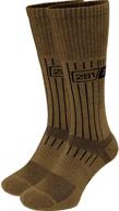 👢 breathable coyote brown army uniform boot socks - ideal for demi season logo
