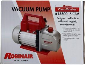 img 1 attached to 🔴 Robinair (15500) VacuMaster Economy Vacuum Pump - 2-Stage, 5 CFM, Red: High-Performance and Affordable Solution