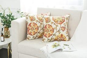 img 3 attached to Simpledecor Pillow Decorative Jacquard Pattern
