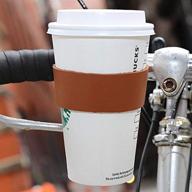 🚲 enhance your cycling experience with the kikkerland leather bike cup holder logo