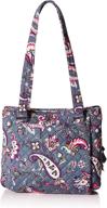 stylish and eco-friendly: vera bradley camo recycled multi compartment women's handbags & wallets logo