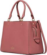 👜 women's leather satchel handbags & wallets by kate spade with compartments logo