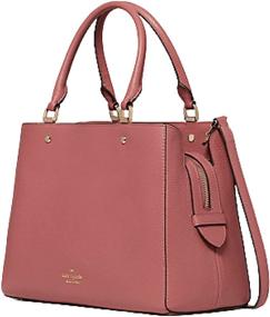 img 1 attached to 👜 Women's Leather Satchel Handbags & Wallets by Kate Spade with Compartments