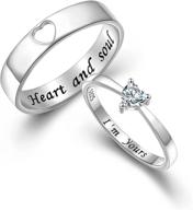 promise couples sterling adjustable matching logo