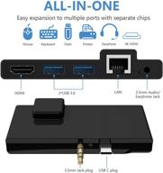 surface docking station earphones ethernet logo