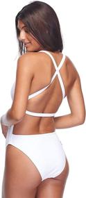 img 2 attached to 👙 Exquisite Style and Comfort: Body Glove Women's Standard Smoothies Electra One Piece Swimsuit with Strappy Back Detail