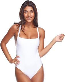 img 4 attached to 👙 Exquisite Style and Comfort: Body Glove Women's Standard Smoothies Electra One Piece Swimsuit with Strappy Back Detail