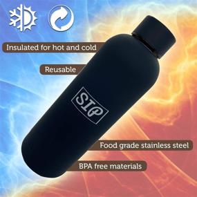 img 3 attached to 💧 SIP Stainless Steel Water Bottle: Optimal Hydration Companion