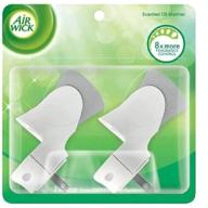 🔌 air wick plug in scented oil warmer, white - essential oils air freshener, 2 count logo