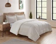🛏️ cathay home full comforter set: luxurious ivory bedding for ultimate comfort logo