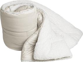 img 1 attached to 🛏️ Cathay Home Full Comforter Set: Luxurious Ivory Bedding for Ultimate Comfort