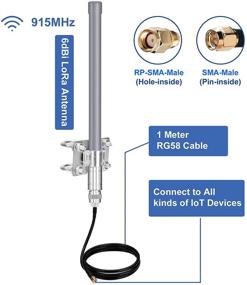 img 3 attached to Nelawya Gateway Antenna Waterproof Omni Directional Networking Products