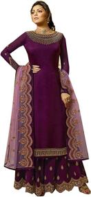 img 2 attached to Indo-Pakistani Georgette Sharara XXL Women's Clothing and Dresses