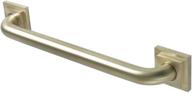 kingston brass dr614167 claremont 16-inch decorative grab bar in brushed brass logo