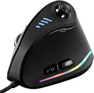 zlot vertical gaming mouse: programmable laser mice with ergonomic design, rgb lighting & high performance features logo
