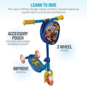 img 2 attached to Unleash Adventure with PlayWheels Paw Patrol Scooter feat. Light Up Wheels, Chase