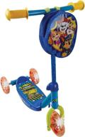 unleash adventure with playwheels paw patrol scooter feat. light up wheels, chase logo