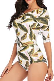 img 4 attached to CPUTAN Rashguard Swimsuit Surfing Swimwear Women's Clothing