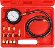jifetor engine oil pressure gauge transmission fluid diagnostic tester tool kit: 12pcs, 500psi automatic gearbox pressure meter with hose and adapters logo
