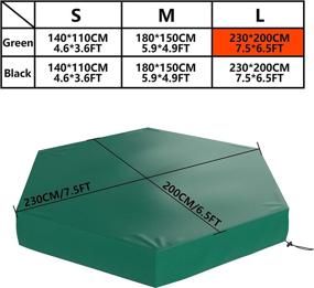 img 3 attached to Sfcddtlg 90 6X78 7 Cover Green Protective Drawstring Waterproof