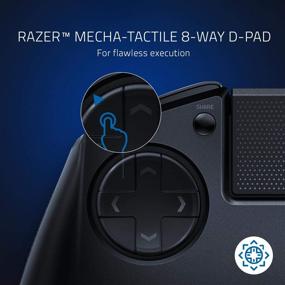 img 1 attached to Razer Raion Fightpad: PS4, PS5 Fighting Game Controller with 8-Way D-Pad, Mechanical Switch Front Buttons, Headset Jack - Black