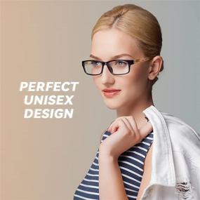 img 3 attached to 👓 NOVIVON Blue Light Blocking Reading Glasses - 5 Pack, UV Ray & Glare Filtering Fashion Readers for Women/Men, Eyeglasses