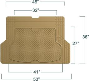 img 1 attached to 📦 FH Group F16406TAN Premium All-Season Tan Cargo Mat with Trim-to-Fit Design