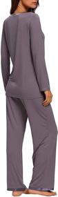 img 1 attached to ROSE MERRY Womens Sleeve Sleepwear