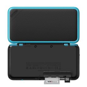 img 1 attached to 🎮 New Nintendo 2DS XL - Black + Turquoise: Mario Kart 7 Pre-installed