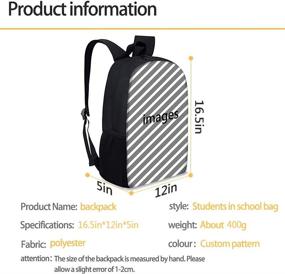 img 1 attached to Hedgehog Backpack Travel Backpacks Cartoon Backpacks and Laptop Backpacks