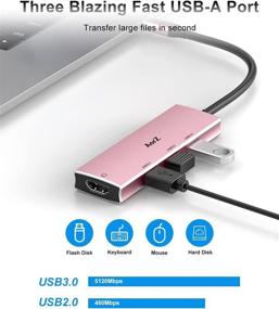 img 2 attached to USB C Hub HDMI Adapter Computer Accessories & Peripherals