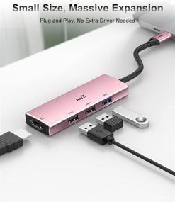 img 3 attached to USB C концентратор адаптер HDMI Компьютерные аксессуары и периферийные устройства