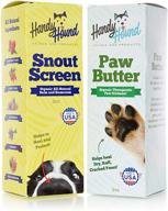 🐾 organic paw and nose care bundle: handy hound set with paw butter, snoutscreen, all-natural butters, wax, and balm for dogs' nose and paws, enhanced with natural dog sunscreen - includes charming dog themed gift bag логотип