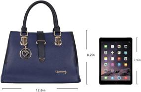 img 2 attached to Stylish Leather Crossbody Shoulder Handbags & Wallets for Women - A Fashionable Collection of Satchels