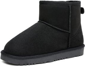 img 4 attached to DREAM PAIRS KSB214 👞 Winter Boys' Shoes for Toddlers