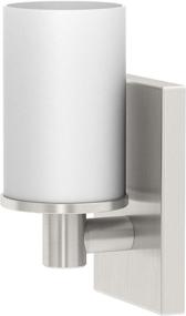 img 4 attached to 💡 Gatco 1701 Modern Farmhouse Single Sconce - Stylish Satin Nickel Lighting Fixture