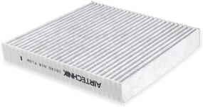 img 2 attached to 🔍 AirTechnik CF10140 PM2.5 Cabin Air Filter with Activated Carbon for Infiniti FX35, FX45, G35 / Mitsubishi Eclipse, Lancer, Outlander / Nissan Altima, Maxima, Murano, Sentra, X-Trail