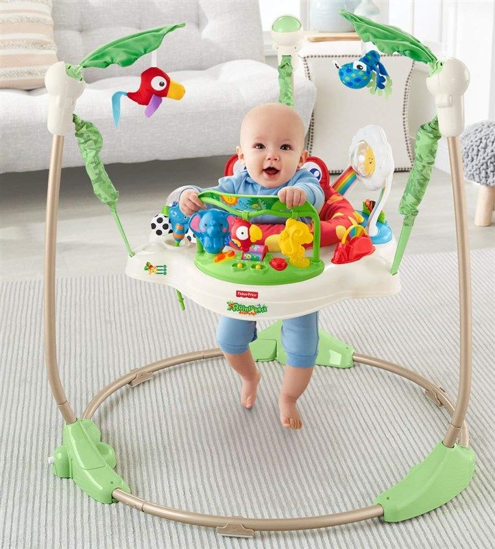 Fisher-Price Rainforest Jumperoo Review: Keeps Babies Busy