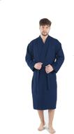 milano men's waffle knit bathrobe - premium men's clothing logo