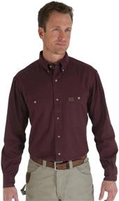 img 2 attached to Wrangler Logger Shirt X Large Regular Men's Clothing and Shirts