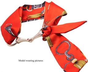 img 3 attached to 🧣 Кольцо для шарфа SHANLIHUA Triangle Horsebit для женщин - серебряное покрытие золотом, универсальный модный аксессуар для шарфов и поясов