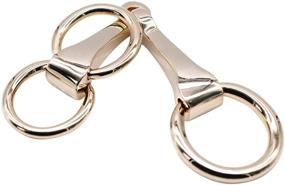 img 4 attached to 🧣 Кольцо для шарфа SHANLIHUA Triangle Horsebit для женщин - серебряное покрытие золотом, универсальный модный аксессуар для шарфов и поясов