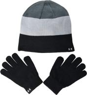 under armour beanie blackout citrine boys' accessories in cold weather logo