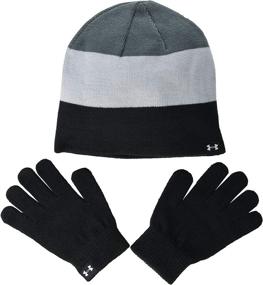 img 3 attached to Under Armour Beanie Blackout Citrine Boys' Accessories in Cold Weather