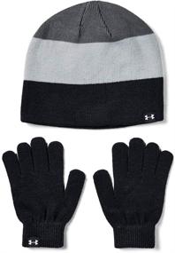 img 1 attached to Under Armour Beanie Blackout Citrine Boys' Accessories in Cold Weather