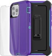 aicase for iphone 13 pro case with belt-clip holster logo