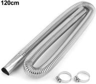 🚗 stainless steel parking air heater exhaust pipe with diesel/gas vent hose - 2.5cm/1in inner diameter (120cm) logo